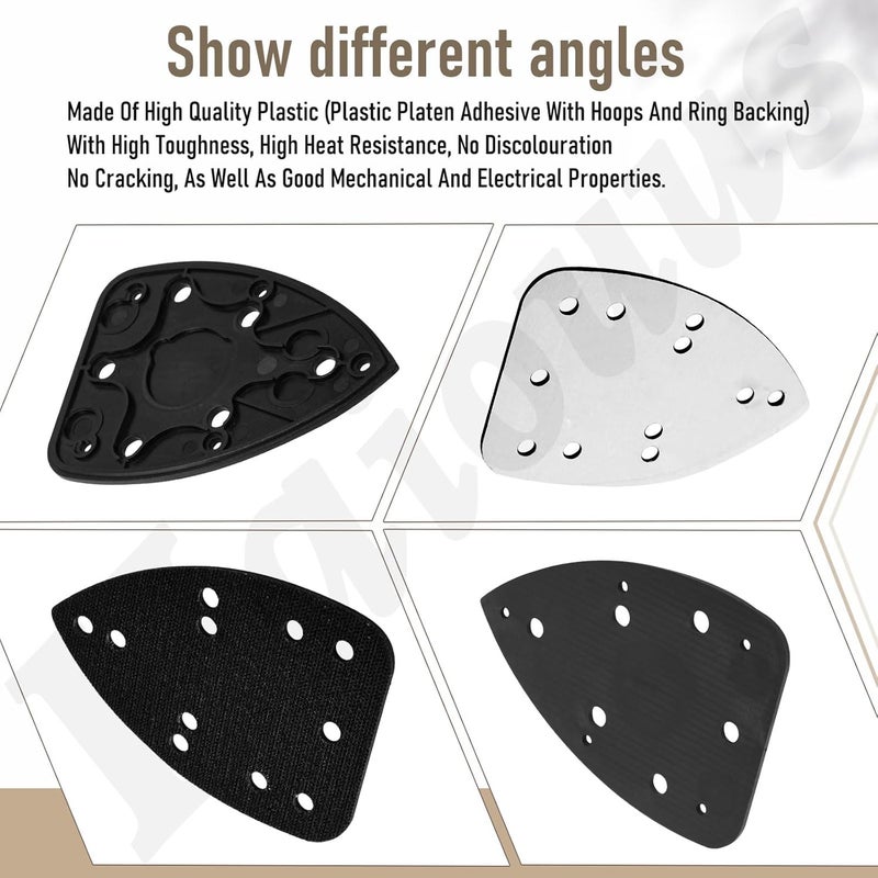 Haiouus 2 Pack 039065005001 Mouse Sander Replacement Pads Compatible with Ryobi Ridgid/Homelite CFS1503K CFS1503 CFS1502 CFS1503G for Ryobi Mouse Sander Replacement Pad - Image 5